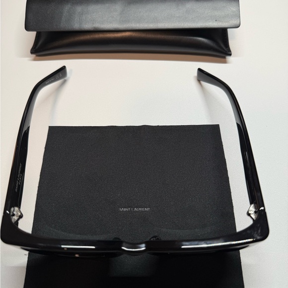 Saint Laurent Sleek Black Sunglasses